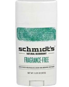 Schmidts Deodorant Fragrance Free Stick (1X3.25 OZ)