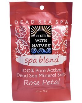 One With Nature O.W.N. Spa Blend, Rose Petal Bathsalts (6X2.5 OZ)