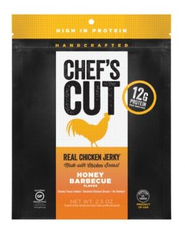 Chef’s Cut Real Chicken Jerky Honey Barbeque (8×2.5 OZ)