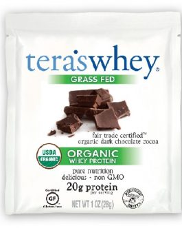 Tera’s Whey Dark Chocolate Organic Fair Trade Whey Protein (12×1 OZ)