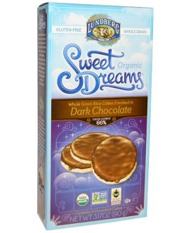 Lundberg Organic Sweet Dreams Rice Cakes Dark Chocolate (12×3.2 OZ)