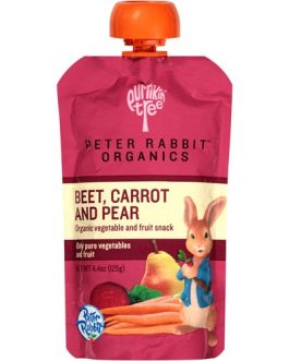 Peter Rabbit Organics Beet Carrot And Pear Vegetable And Fruit Snacks (10X4.4 OZ)