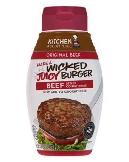 Kitchen Accomplice Wicked Juicy Burger Beef Stock Concentrate (6×12 OZ)