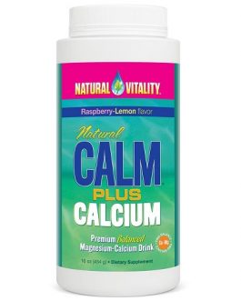 Natural Vitality Calm Plus Calcium Raspberry Lemon  (1×16 OZ)