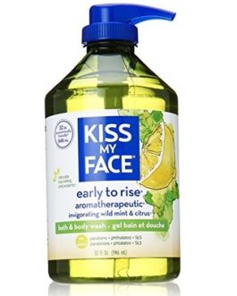 Kiss My Face Early to Rise Bath and Body Wash Wild Mint and Citrus (1×32 OZ)