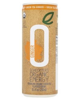 Scheckters Organic Energy Green Tea Ginger (12X8.4 OZ)