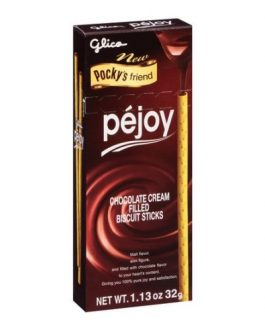 Glico Pejoy Chocolate Cream Filled Biscuit Sticks (20×1.13 OZ)