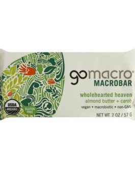 Gomacro Carob Almond Macrobars (12×2 OZ)