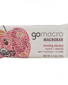 Go Macro Apples and Walnuts Macrobar (12×2.1 OZ)