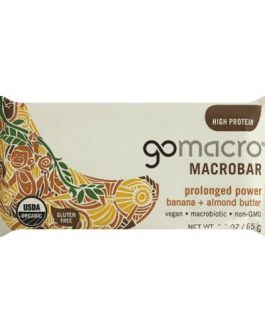 Go Macro Banana and Almond Butter Macrobar (12×2.3 OZ)