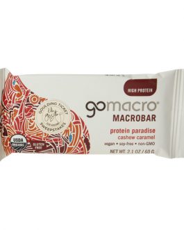 GoMacro Cashew Caramel Macrobar (12×2.1 OZ)