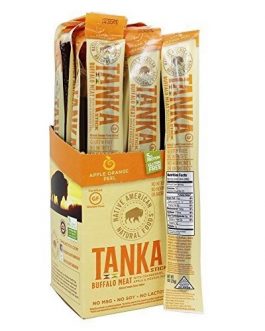 Tanka Stick Buffalo Meat Apple Orange Peel  (24×1 OZ)