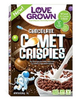 Love Grown Chocolate Comet CrispiesL (6×9.5 OZ)