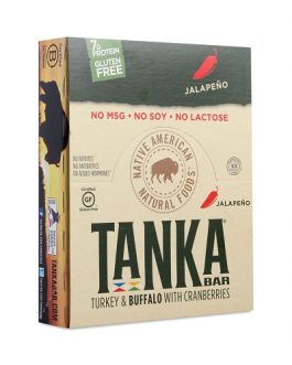 Tanka Bar Turkey Cranberry & Jalapeno (12×1 OZ)