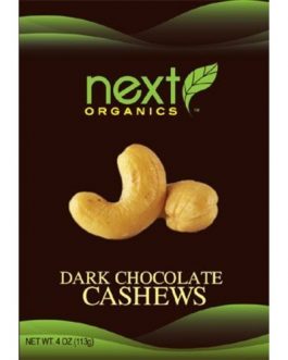 Next Organics Dark Chocolate Cashews  (6×4 OZ)