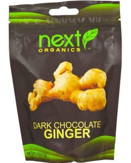 Next Organics Dark Chocolate Ginger  (6×4 OZ)