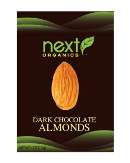 Next Organics Dark Chocolate Almonds (6×4 OZ)