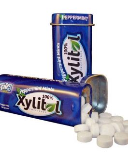 Epic Dental  Xylitol Sweetened Peppermint (10×60 Ct)