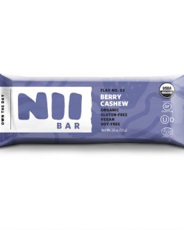 Nii Organic Berry Cashew Bar (12×1.8 OZ)