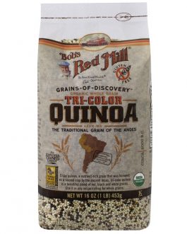 Bob’s Red Mill Organic Whole Grain Tri Color Quinoa  (4×16 OZ)