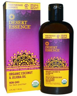 Desert Essence Organic Coconut & Jojoba Oil (1×4 OZ)