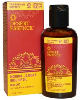 Desert Essence Jojoba Moringa Rose Hip Oil (1×2 OZ)