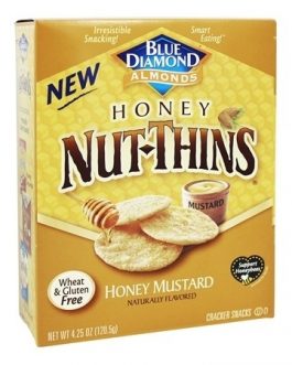 Blue Diamond Honey Nut Thins Honey Mustard (12×4.25 OZ)