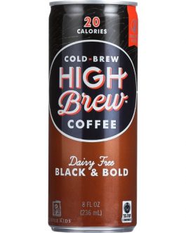 High Brew Coffee Black & Bold (12×8 OZ)