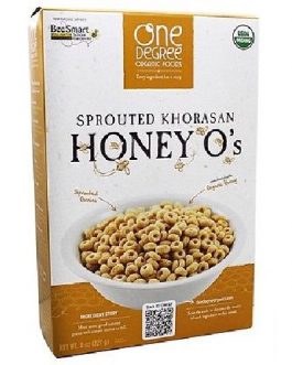 One Degree Organic Foods  Odof Khorasn Honey O’S (6X8 OZ)