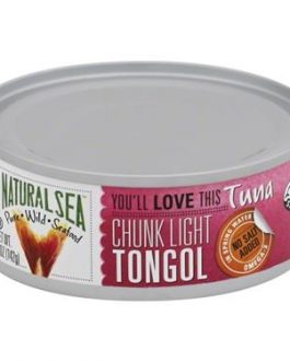 Natural Sea Tongol Chunk Light Tuna (12×5 OZ)