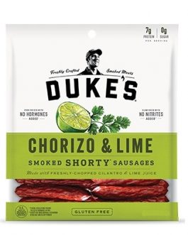 Duke’s Smoked Shorty Sausages Chorizo and Lime (8×5 OZ)