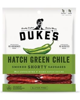 Duke’s Smoked Shorty Sausages Hatch Green Chile (8×5 OZ)