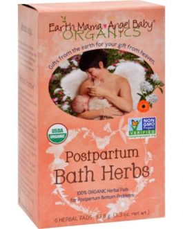 Earth Mama Angel Baby Postpartum Bath Herbal Pads (1×6 Ct)