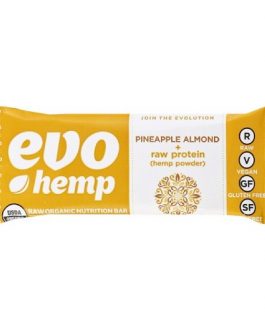 Evo Hemp Pineapple Almond Plus Protein Bar (12×1.7 OZ)