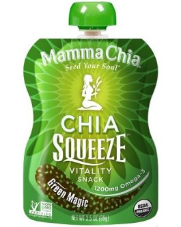 Mamma Chia Organic Green Magic Squeeze (6×3.5 OZ)