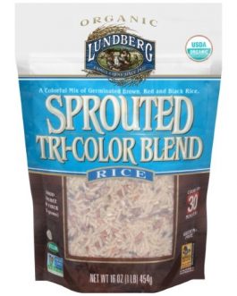 Lundberg Organic Sprouted Tri-Color Blend Rice (6×1 LB  )