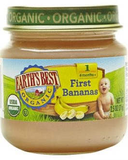 Earth’s Best Organic First Bananas (12×2.5 OZ)