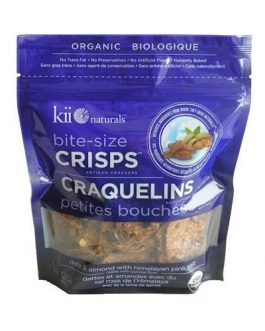 Kii Naturals Bite-Size Crisps Date & Almond with Himalayan Pink Salt (12×5.3 OZ)