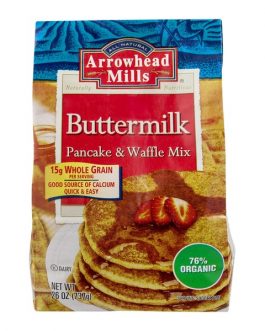 Arrowhead Mills Organic Buttermilk Pancake & Waffle Mix  (6×26 OZ)