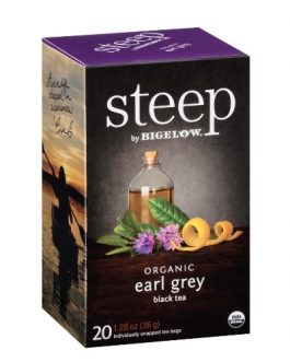 Bigelow Steep Organic Earl Grey Black Tea (6×20 BAG )