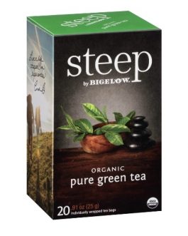 Bigelow Steep Organic Pure Green Tea  (6×20 BAG )