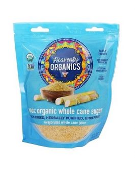 Heavenly Organics 100% Organic Whole Cane Sugar  (6×20 OZ)