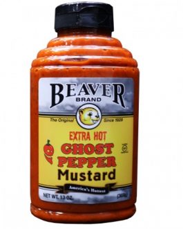 Beaver Ghost Pepper Mustard (6×13 OZ)