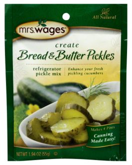 Mrs. Wages Bread & Butter Pickles Mix (12×5.3 OZ)