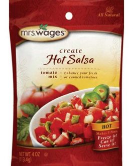 Mrs. Wages Hot Salsa Mix  (12×4 OZ)