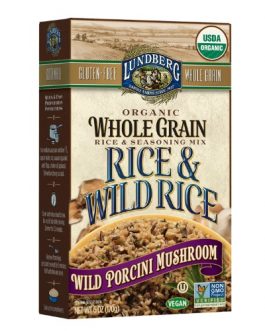 Lundberg Organic Whole Grain Rice & Wild Rice Wild Porcini Mushroom (6×6 OZ)