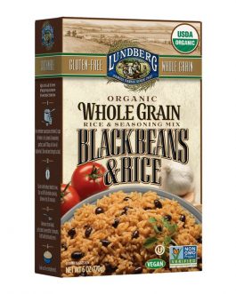 Lundberg Organic Whole Grain Black Beans Rice (6×6 OZ)