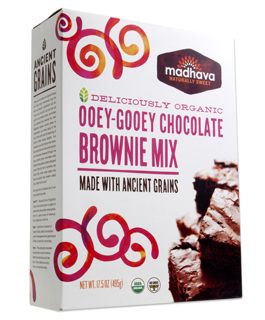 Madhava Organic Ooey-Gooey Chocolate Brownie Mix (6×17.5 OZ)