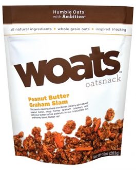 Woats Oat Snack Peanut Butter Graham Slam (9×10 OZ)