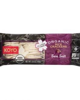 Koyo Organic Rice Crackers Sea Salt (12×3.5 OZ)